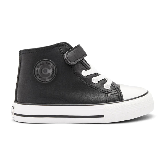 Sneakers alte nere basic per bambini