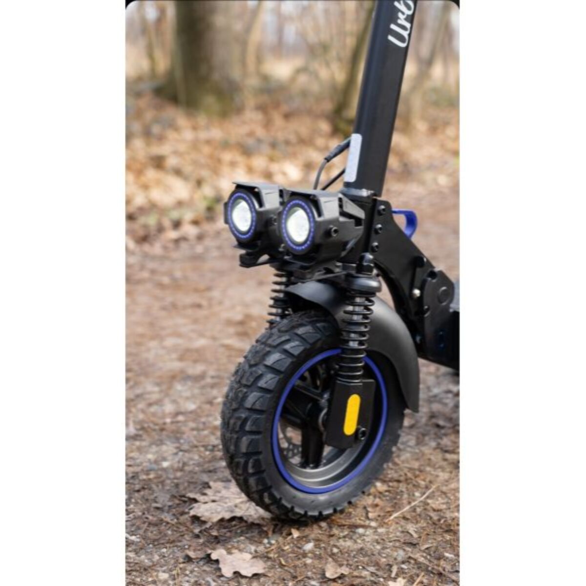 Trottinette électrique puissante tout-terrain UrbanGlide E-Cross ONE  Bleu 800W, autonomie 60km, pneus 10" off-road