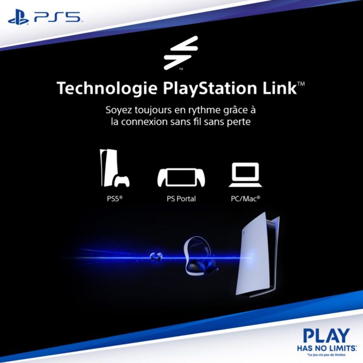 Casque gamer SONY Pulse Elite 3D PS5 V2
