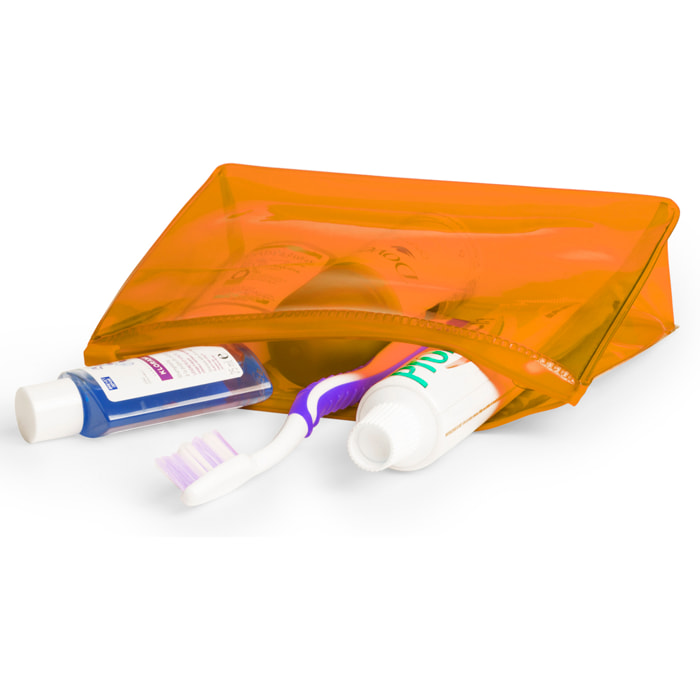 Borsa da toilette traslucida Iriam.