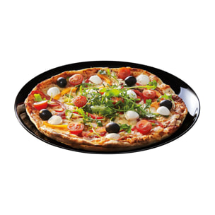 Assiette à pizza noire 32 cm Friend's Time - Luminarc