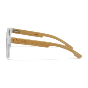 Gafas de Sol Feler 1601P M-2 Polarizadas de Madera Unisex 52mm