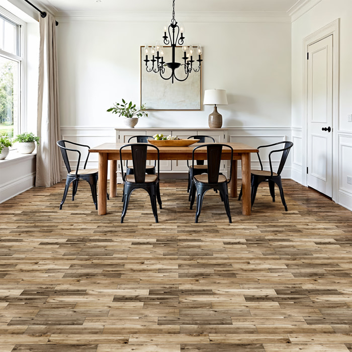 Revêtement sticker sol - PARQUET BOIS ARKANSAS - Rouleau adhésif Protection Anti-dérapant