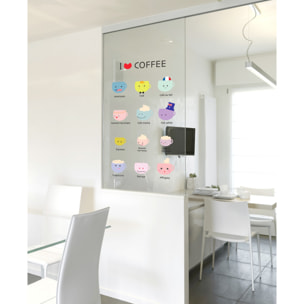 Stickers Muraux décoration adhésifs cuisine I love coffee