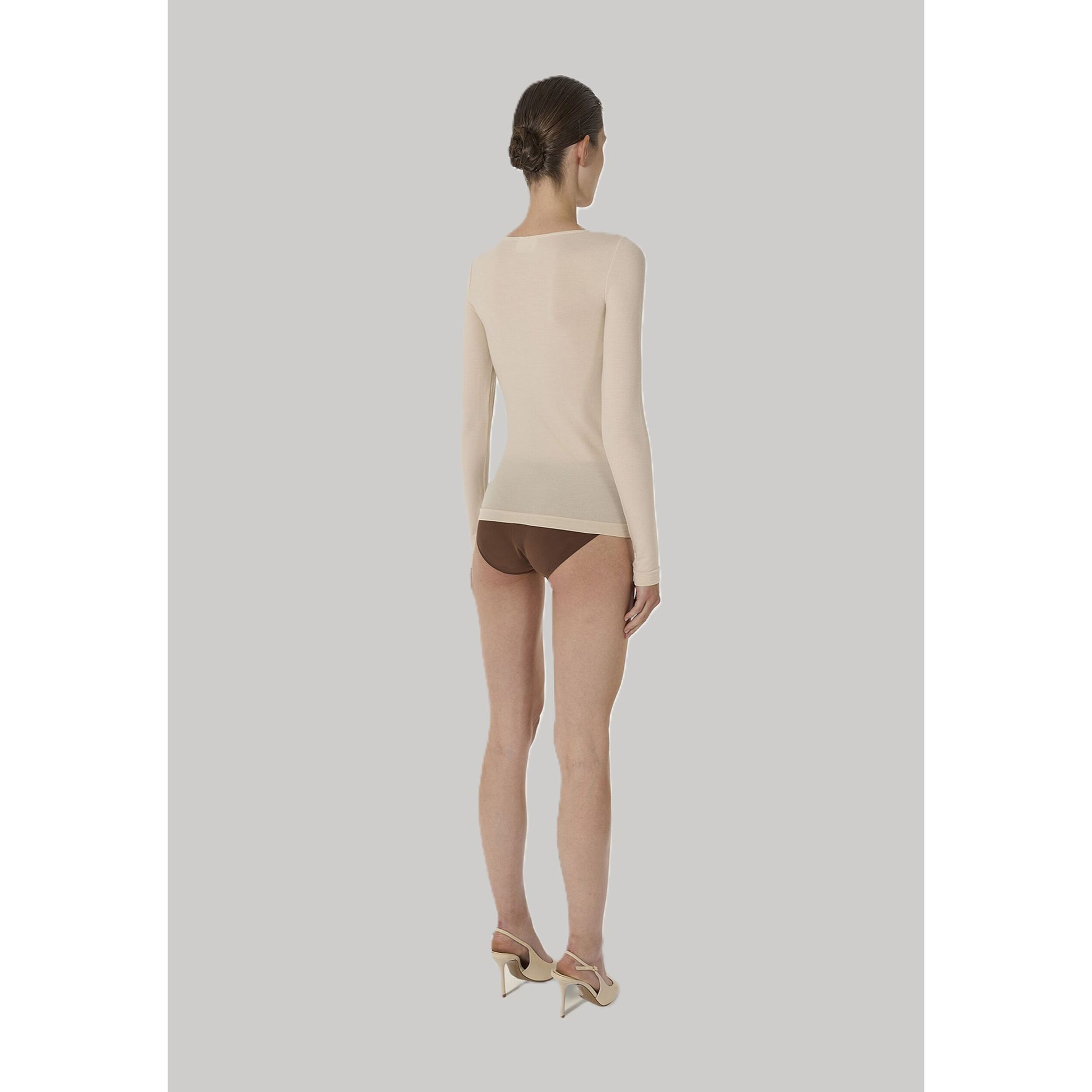 Top Pure Wool Top Long Sleeves