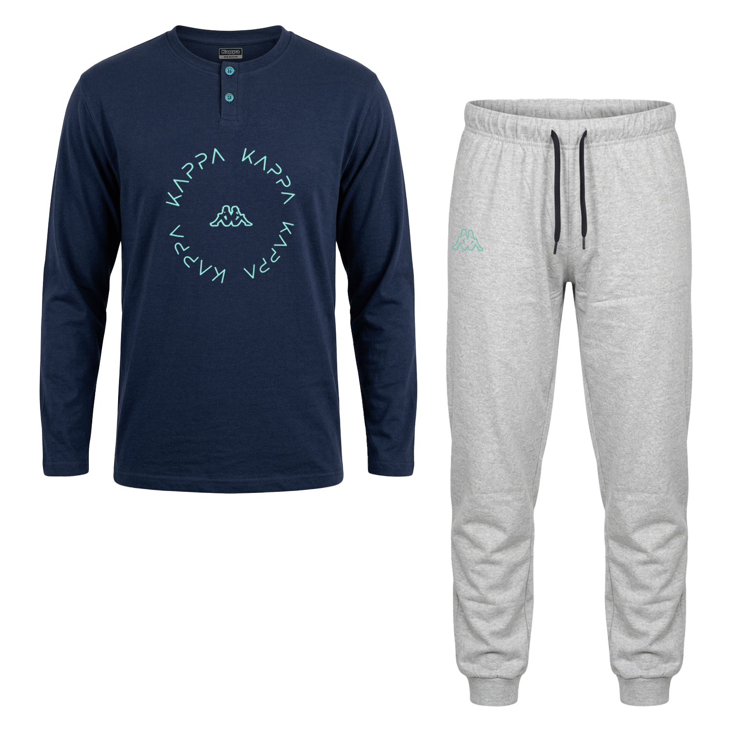 Pigiama Lungo Uomo KAPPA Cotone Leggero