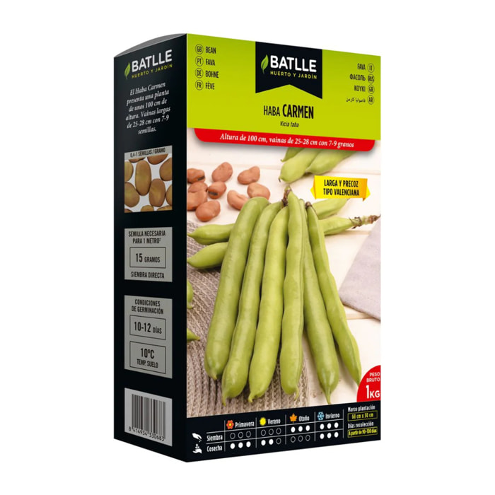Semillas de Haba Carmen 250 g Batlle