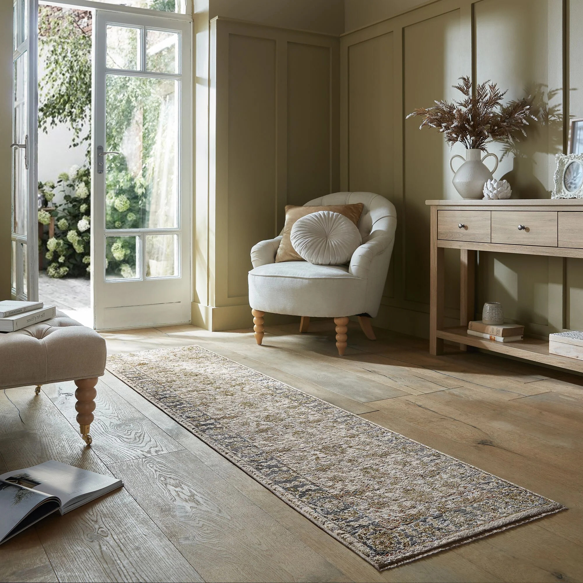 Tapis vintage de couloir ZETTA