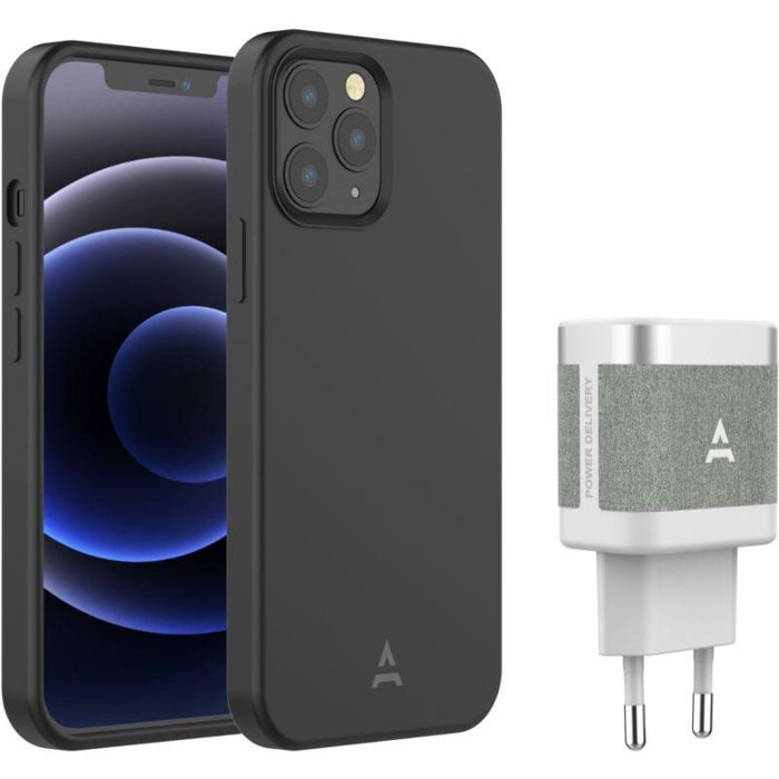 Pack ADEQWAT iPhone 14 Pro Coque + Chargeur 30W