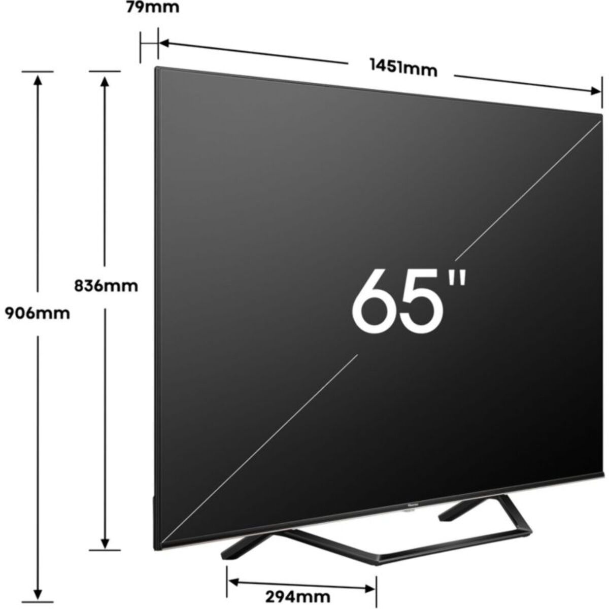 TV QLED HISENSE 65A7NQ 2024