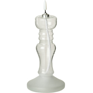J-Line bougie - verre - transparent - lumières LED