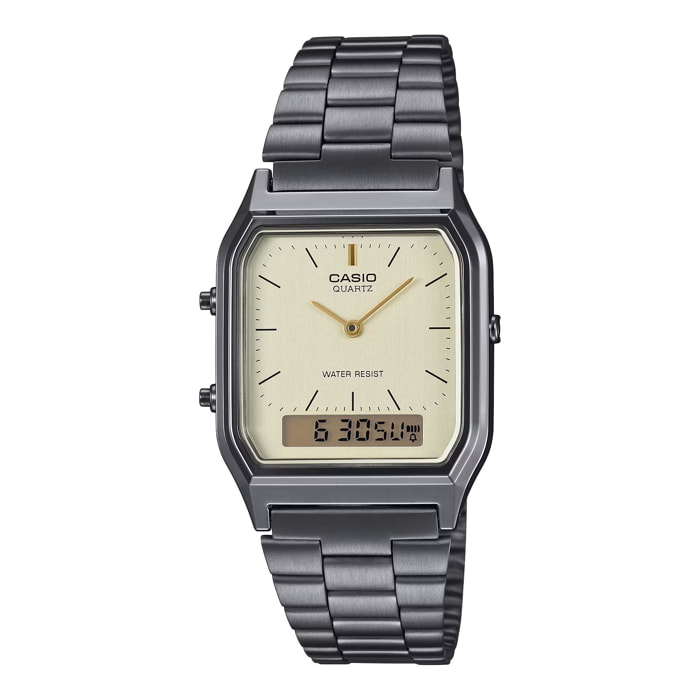 Reloj Casio AQ-230GG-9A Unisex Analogico/digital Cuarzo con Correa de Acero inoxidable