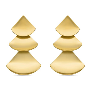 Pendientes acabado oro 18k