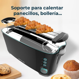 Tostador Toast&Taste Extra Double B, 1350W de Potencia, Doble Ranura larga para