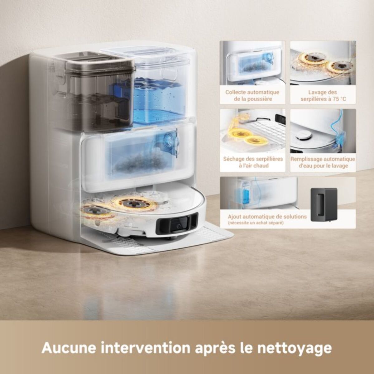 Robot Aspirateur Laveur MOVA P50 Pro Ultra