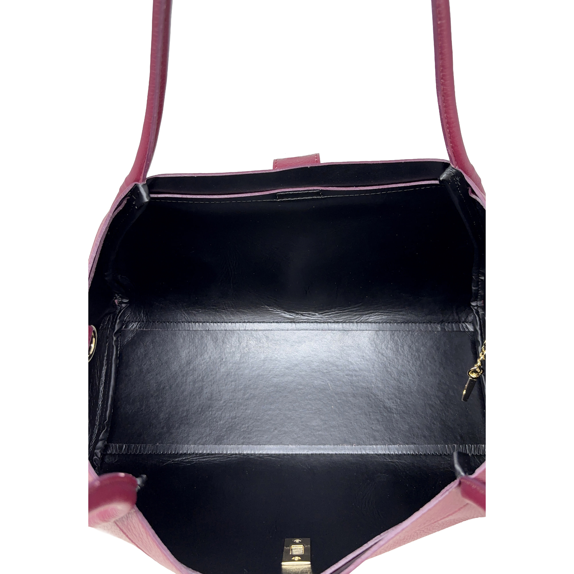 Borsa a Mano Elegante da Donna in Pelle Martellata