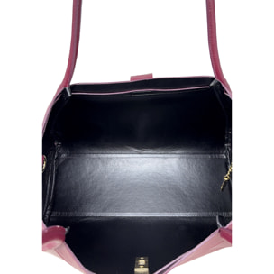 Borsa a Mano Elegante da Donna in Pelle Martellata