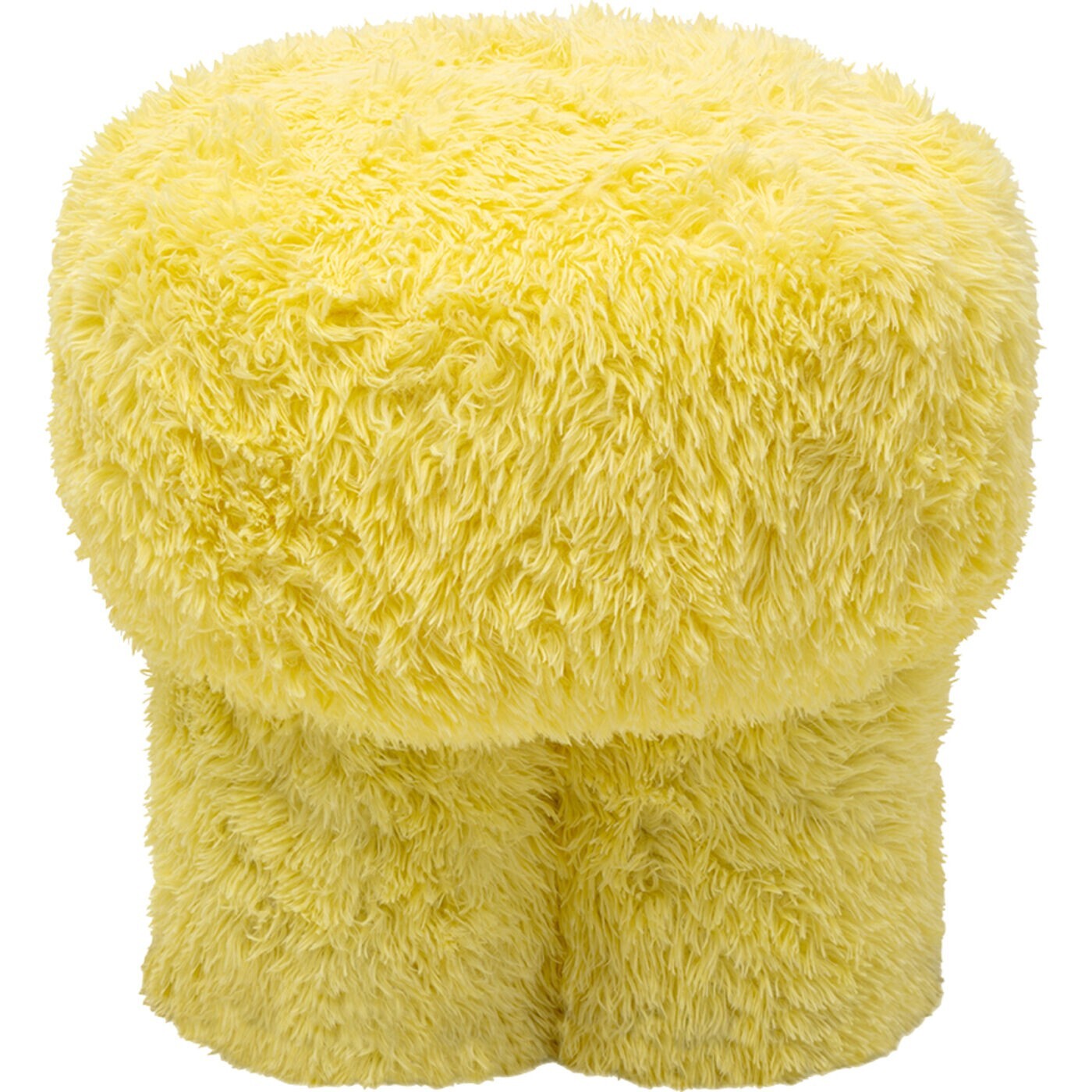 Tabouret Softy 49cm jaune Kare Design