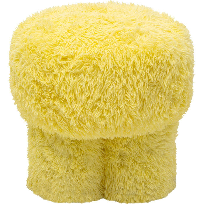 Tabouret Softy 49cm jaune Kare Design