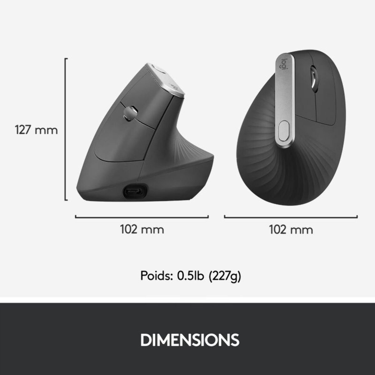 Souris sans fil LOGITECH MX Vertical