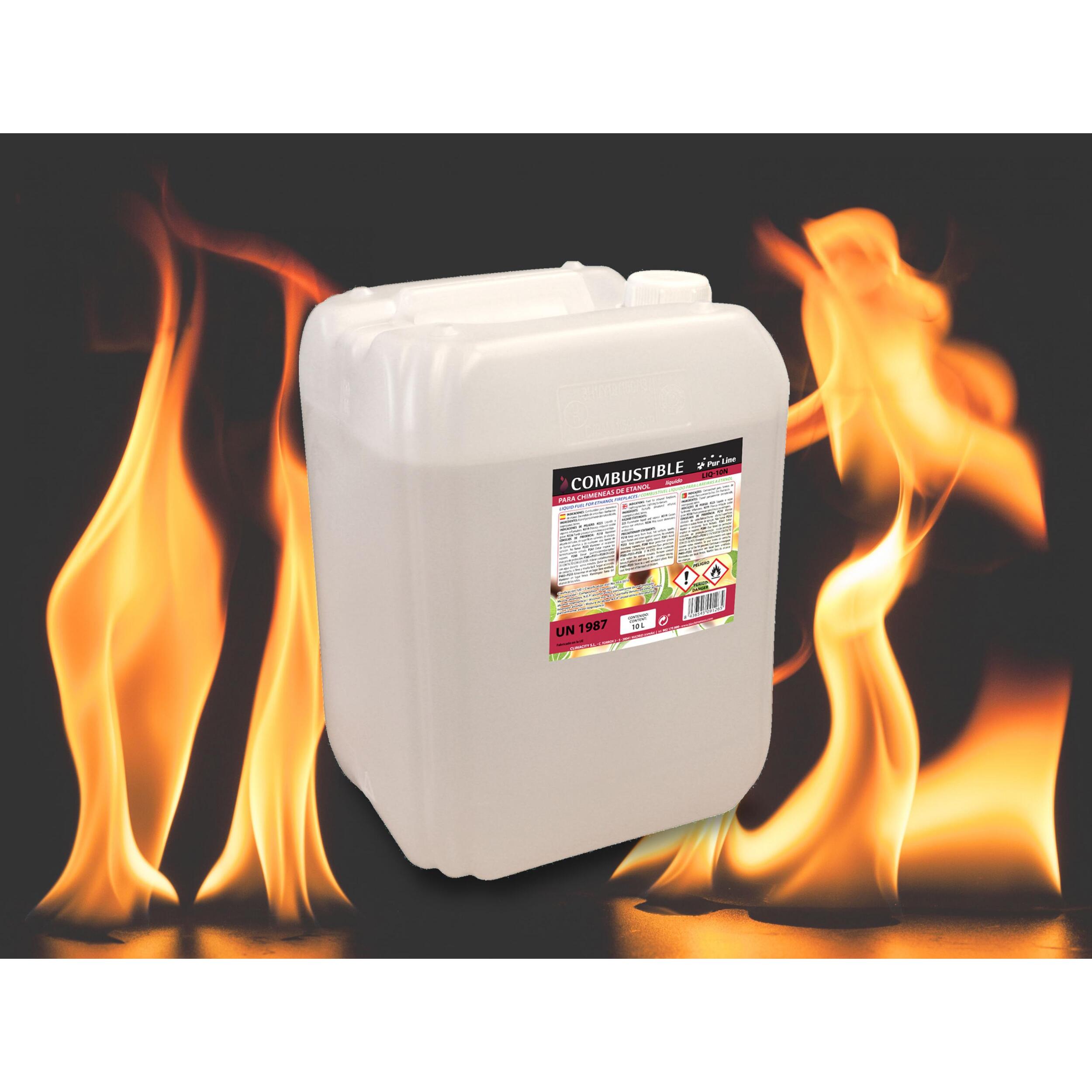 Combustible Etanol de origen natural aroma neutro  garrafa LIQ-10N PURLINE  W