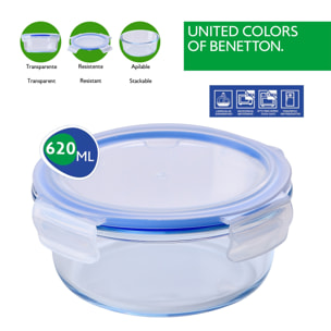 Set de 2 recipientes herméticos para alimentos, benetton