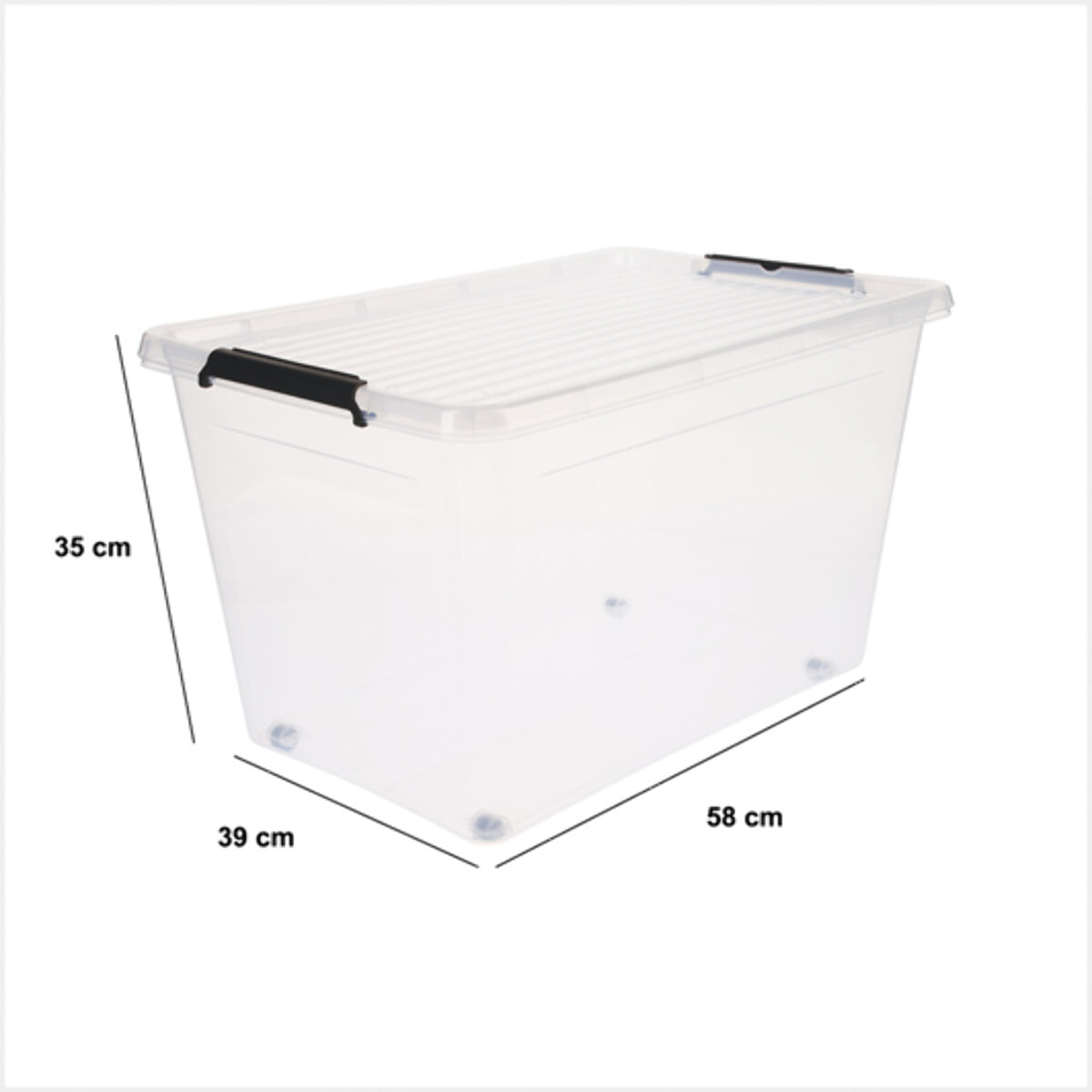 Boîte de rangement "Clip'n'Box" 60L