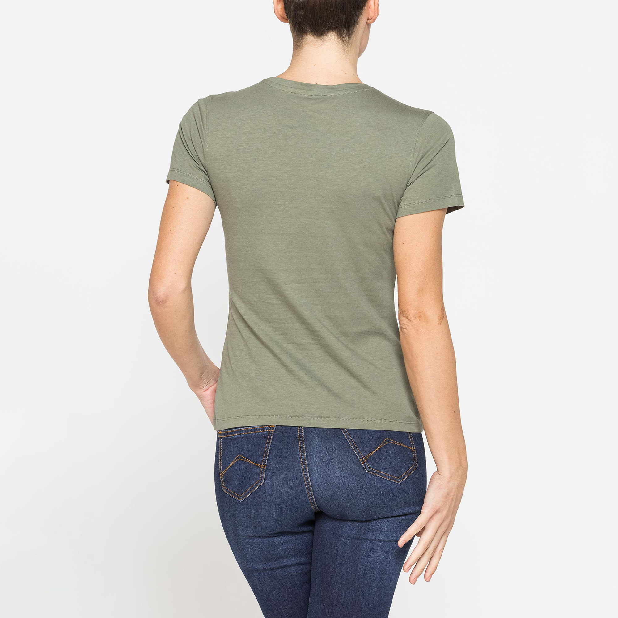T-SHIRT BASICA IN JERSEY DI PURO COTONE
