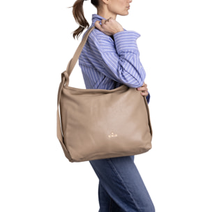 Borsa a spalla  da donna ecopelle Prodotto Vegano 40x33x11 cm