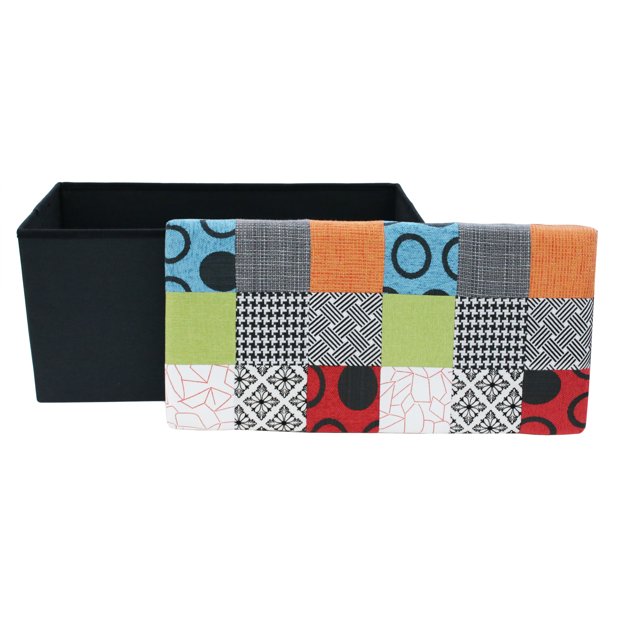 Coffre Banc Pliable Patchwork