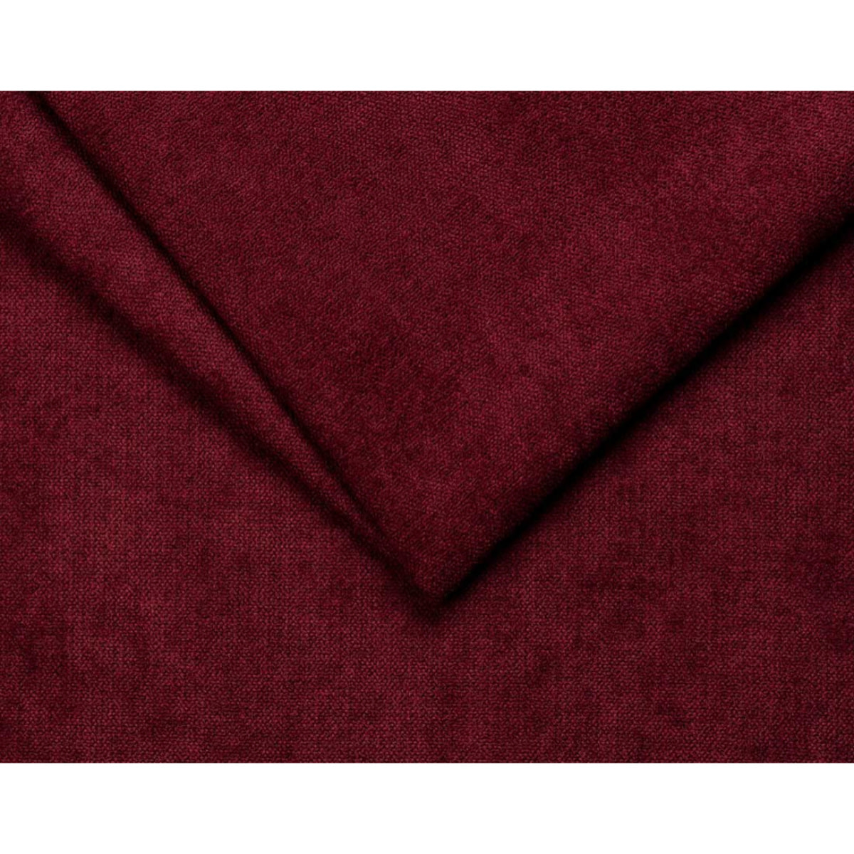 Julia - canapé 3 places convertible couchage quotidien matelas 14 cm en tissu - Prune