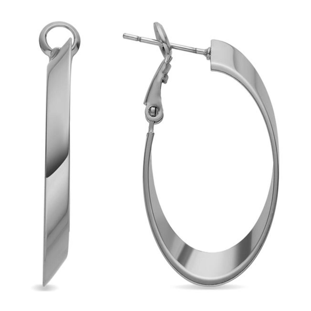 Pendientes con - acabado plata - Drola