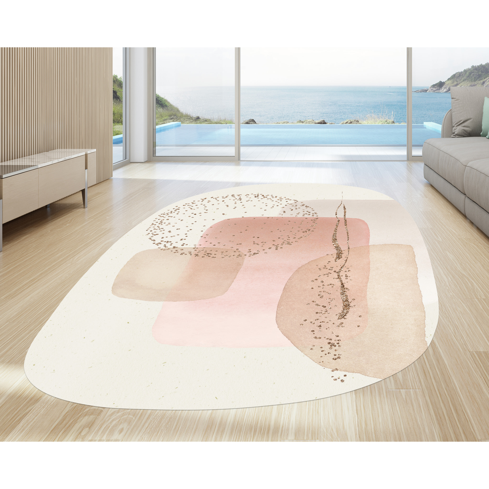 Alfombra de vinilo CERAMIKO, Silas 160x230 cm