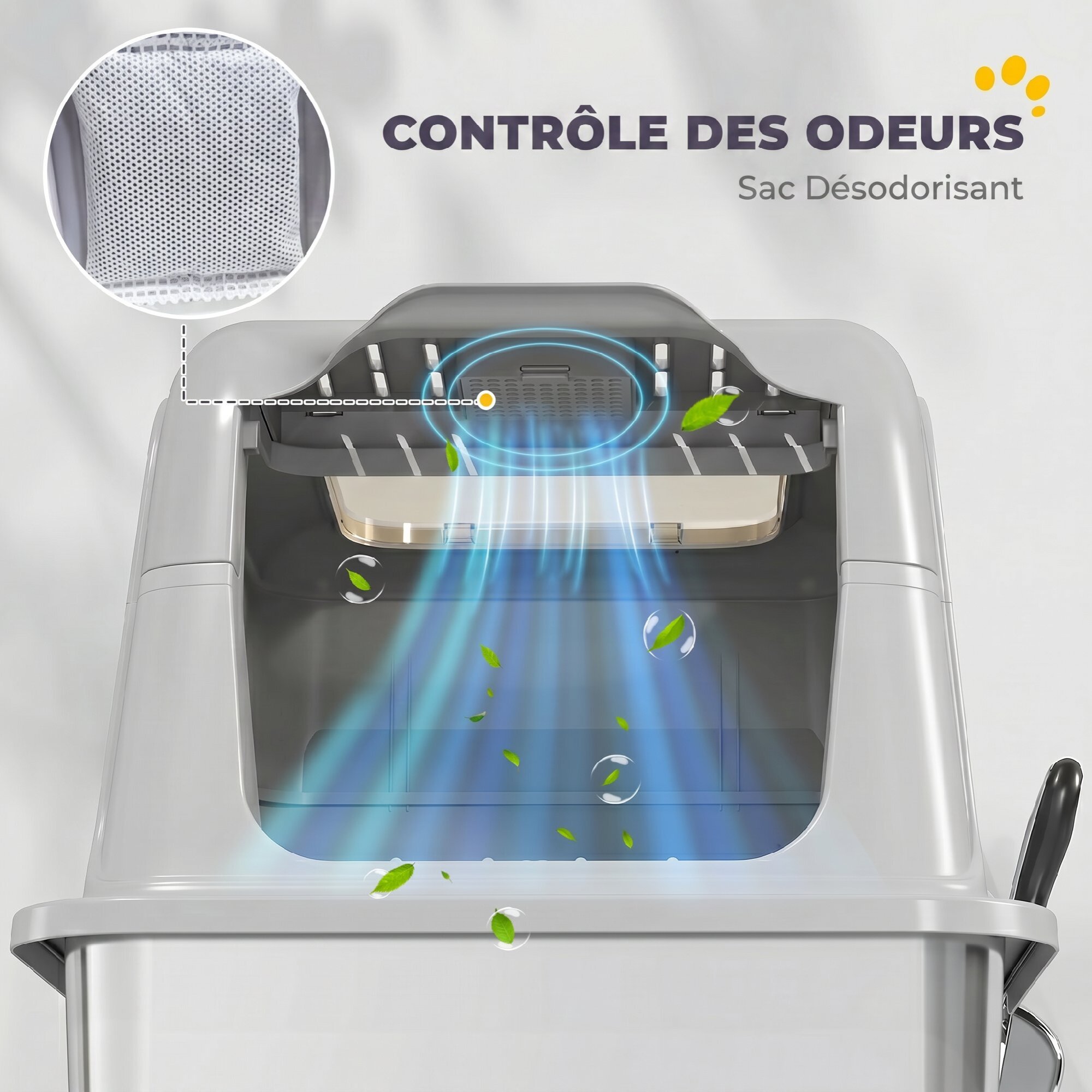 Maison de toilette fermée bac acier inox filtres désodorisants