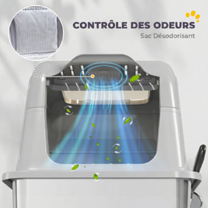 Maison de toilette fermée bac acier inox filtres désodorisants