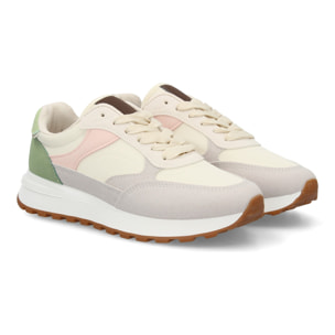 Zapatilla casual multicolor con plataforma