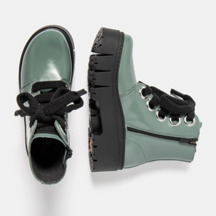 Botines 1799 NAPPA SHINNY PEPPERMINT/ LEEDS color Peppermint