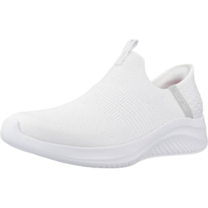 Sneakers De  Mujer Slip-ins Ultra Flex 3.0 Cozy Streak Blanco