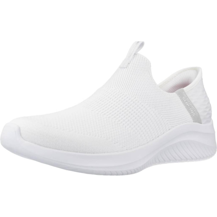 Sneakers De  Mujer Slip-ins Ultra Flex 3.0 Cozy Streak Blanco