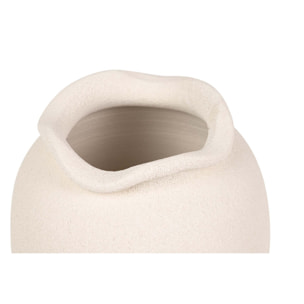 Florero Ceramica Beige 30x30x80 Cm
