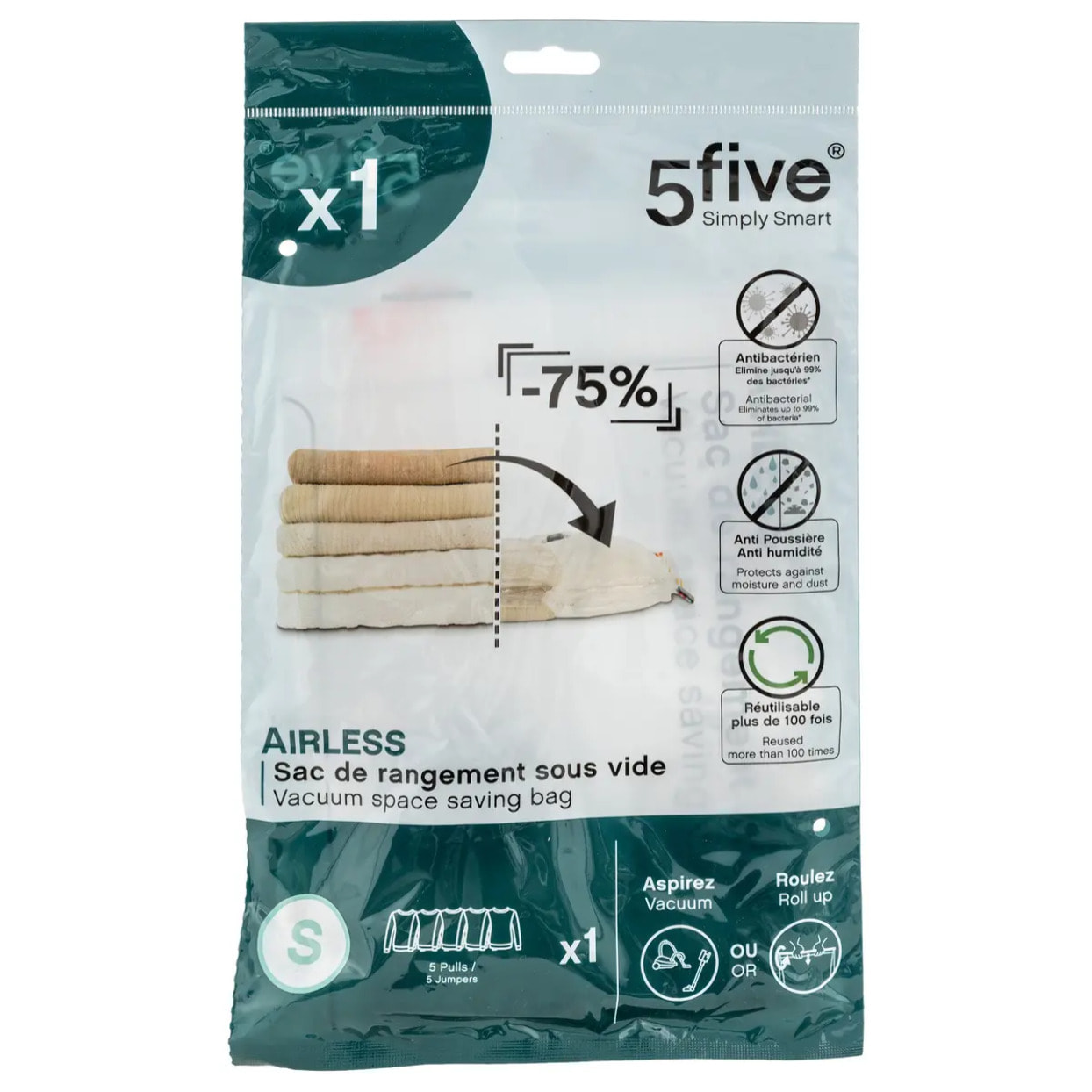 Sac compresseur 60x50cm "Air-Flat"