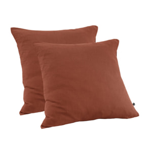 Taie d'oreiller 60x60 cm en gaze de coton - GAIA