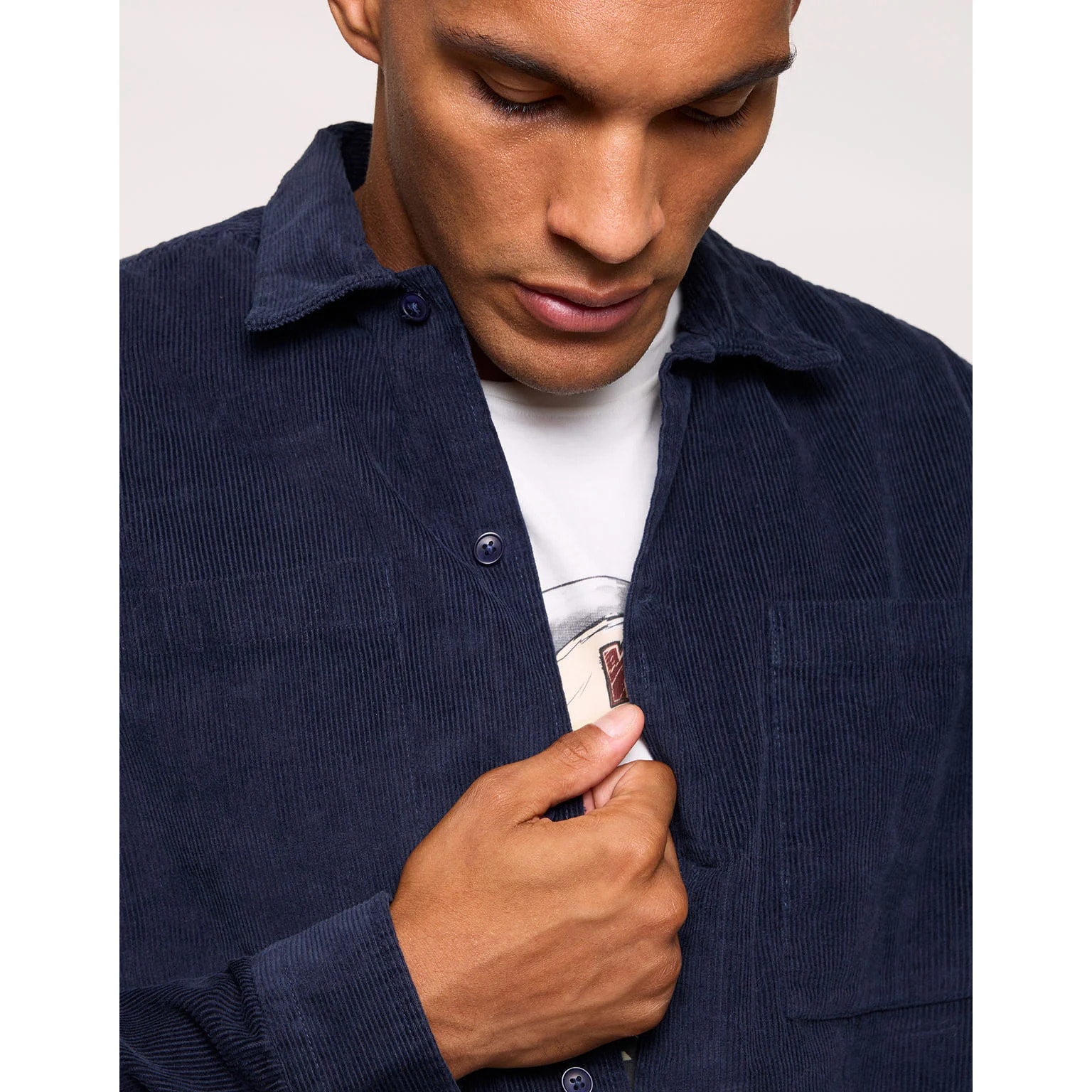 Chaqueta de Pana Azul Marino - Boreal