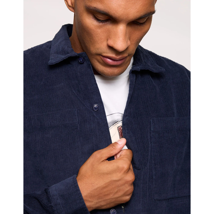 Chaqueta de Pana Azul Marino - Boreal