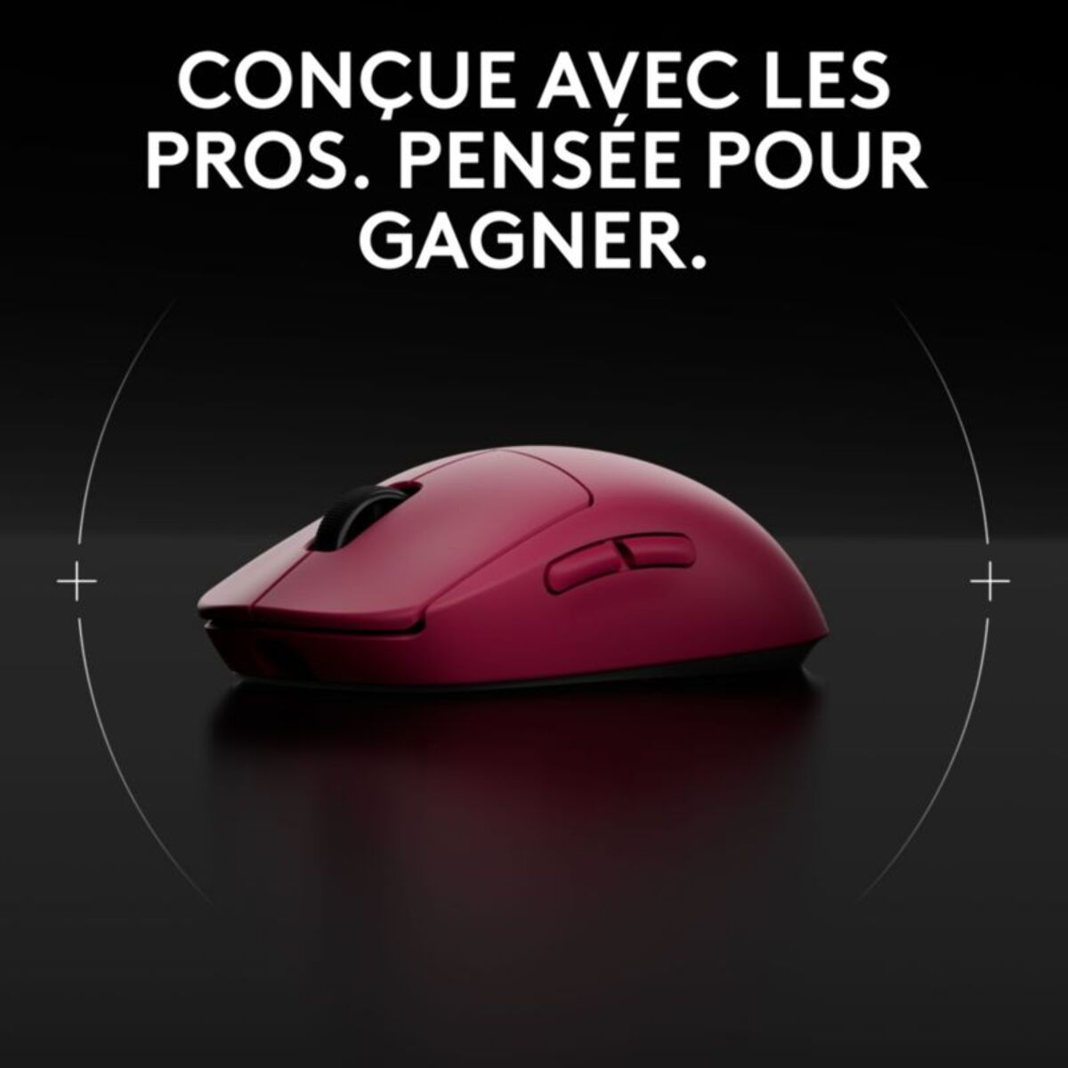 Souris Gamer Sans Fil LOGITECH G PRO 2 Lightspeed Wireless Magenta