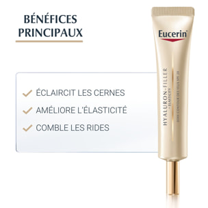 Hyaluron-Filler + Elasticity SPF20 - Soin Anti-Age Contour des Yeux 15 ml