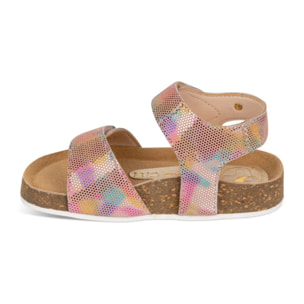 Sandalia Bios Piel  Cabra. Velcro