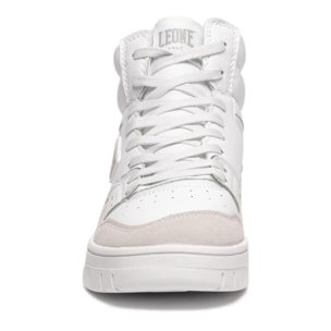 Zapatilla alta con detalles de ante Leone New Insert