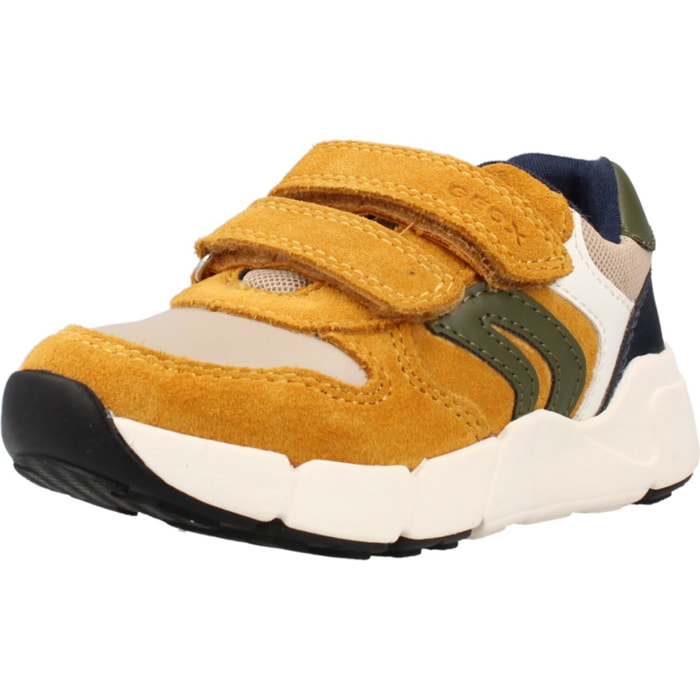Zapatillas Niño de la marca GEOX  modelo B656GC 05422 B FLEXYPER AMARILLO