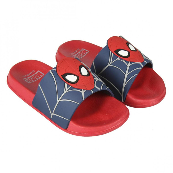 Ciabatta Con fascia Spiderman Lui Spiderman Rosso